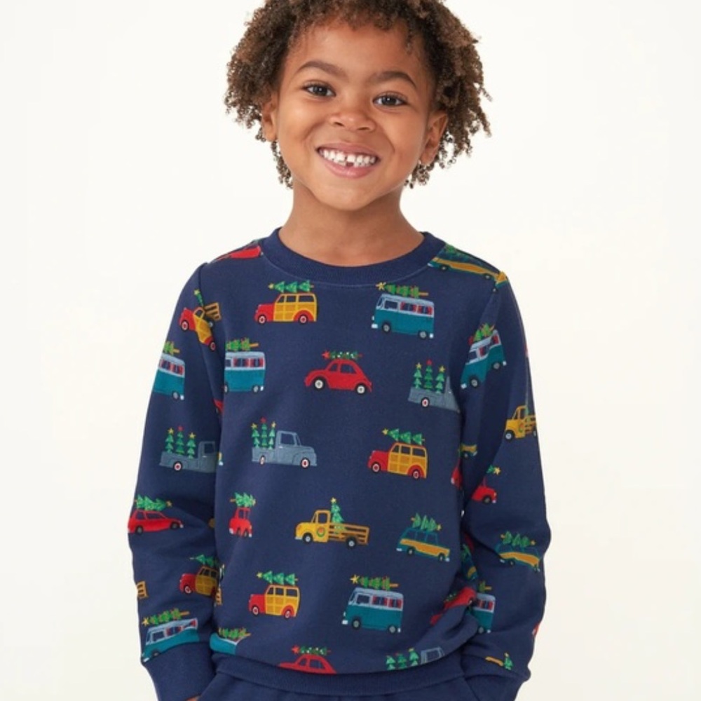 Little Sleepies PLAY Christmas Sweatshirt Size 4